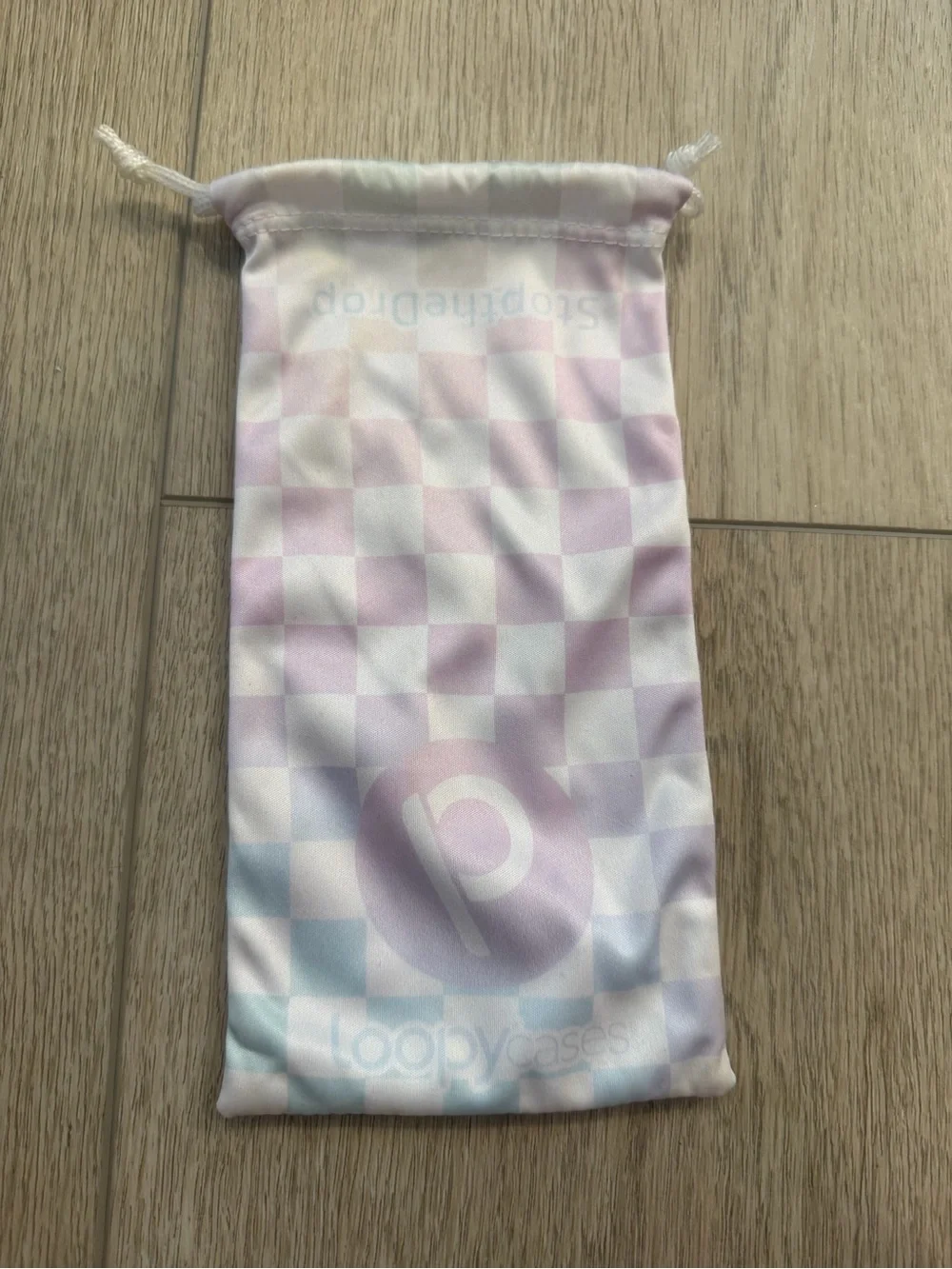 Loopy Case Iridescent Pearl Checkered Check iPhone 13 Pro Case with Grip